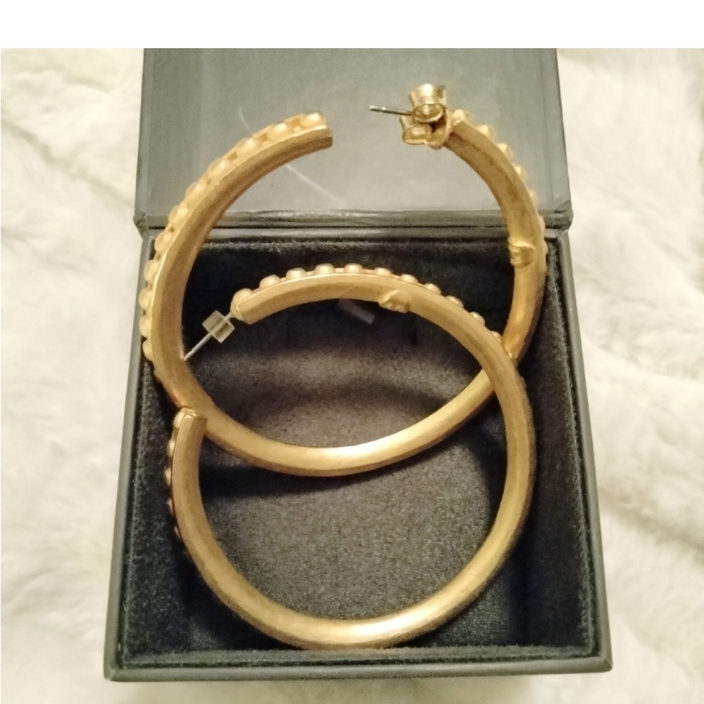 Julie Vos SoHo Large Hoop 24k Gold Plated